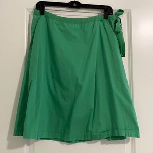 J Crew green skirt